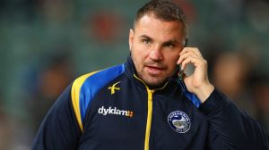 New job: Former Eels player Anthony Watmough has been working at his restaurant as he learns the trade.