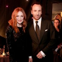 Julianne Moore and Tom Ford