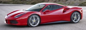 The Ferrari 488 GTB. CEO Sergio Marchionne says most or all of Ferrari's cars will be "hybridised" from 2019, meaning ...