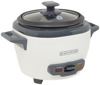 Black & Decker   Rice Cooker And Warmer - White - 3-Cup (Cooked)