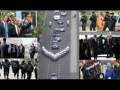 Narendra Modi | Obama | Putin | Queen Elizabeth | Escort Security Styles - Viral Videos India