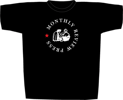 Monthly Review Press T-Shirt v2: front