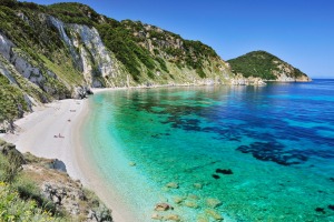 Italy, Tuscany, Elba island, Portoferraio, beach.