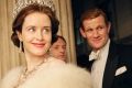 Queen Elizabeth II (Claire
Foy) with Prince Philip (Matt Smith)
in <i>The Crown</i>.