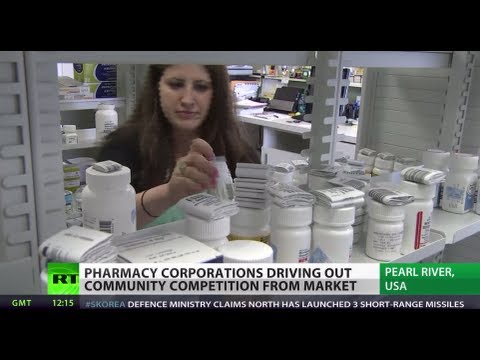 Big Pharma Conquest: US drugstore monsters drive out neighbor shops