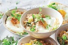 Flash-fried rice with fried egg and...