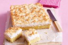 Lemon coconut slice