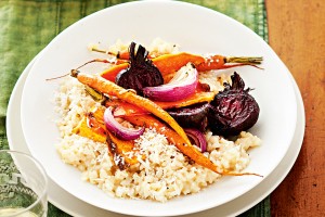 Roast vegetable risotto