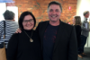 Lisa Chesters and Matt Emond at the Bendigo council vote count in October 2016.