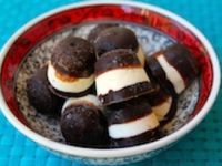 Frozen Chocolate Cheesecake Bites