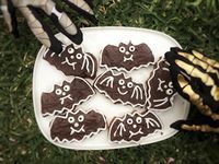 Halloween Bat Cookies