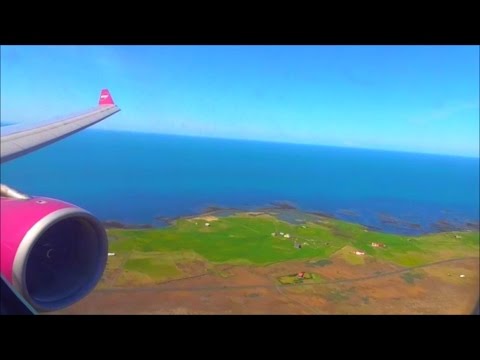 WOW Air Airbus A330-343 | London Gatwick to Keflavik *Full Flight*