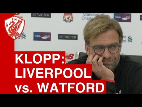 Jurgen Klopp pre-match press conference - Liverpool vs. Watford