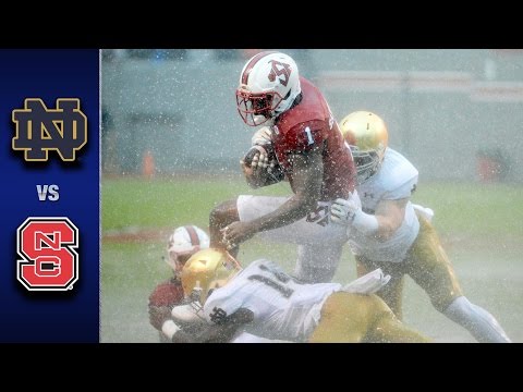 Notre Dame vs. NC State Football Highlights (2016)