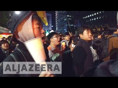 South Korean protesters call for president's resignation