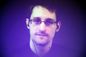 Former U.S. National Security Agency contractor Edward Snowden