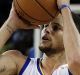 Golden State Warriors' Stephen Curry (30) shoots against the New Orleans Pelicans during the second half of an NBA ...