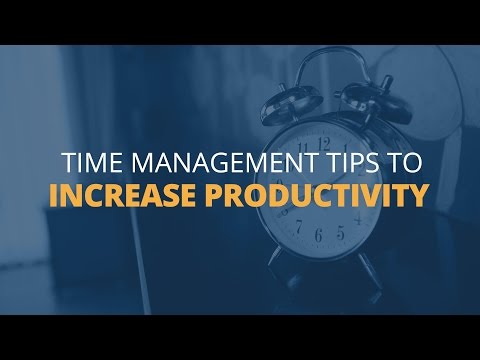 6 Time Management Tips to Increase Productivity