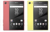 The Sony Xperia Z5 Compact comes in a range of colours, though the its performance isn't quite as racy.