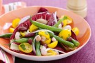 Warm bean salad