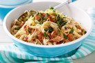 Fettuccine with lemon tuna and capers