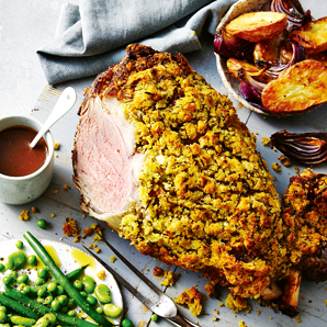 Rosemary, Honey & Mustard Crusted Leg of Lamb - use it up!