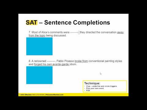 SAT Test Taking Tips from Princeton Review