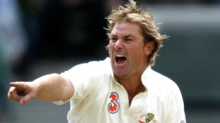 Australian bowler Shane Warne appeals for a wicket in Day Three of the Fourth Ashes Test at the Melbourne Cricket Ground, Australia, December 28, 2006. Australia leads the best of 5 series 3-0. (Photo by Jamie McDonald/Getty Images)