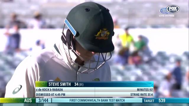 Steve Smith under pressure