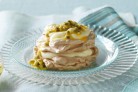 Lemon creme meringues with...