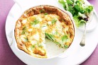 Asparagus and goat's cheese frittata