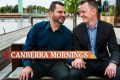 Canberra fiances Patrick O'Brien and Troy Coelho are happy the same-sex marriage plebiscite was blocked. 