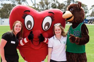 Socials for print Tuesday 15th Novemer. Athletics Carnival for Children. From left, Jasmine Allday 16 of Ford, Adam ...