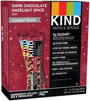 KIND   Seasonal Snack Bar - Dark Chocolate Hazelnut Sp...