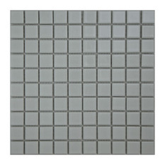 Marble Tile Depot - Arctic White 1x1 Squared Porcelain Mosaic - Mosaic Tile