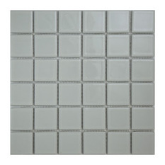 Marble Tile Depot - Arctic White 2x2 Square Porcelain Mosaic - Mosaic Tile