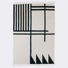  - Grid Kelim Rug by Holly's House - Floor Rugs