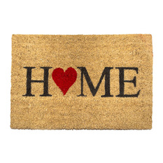  - Heart Coir Doormat - Door Mats