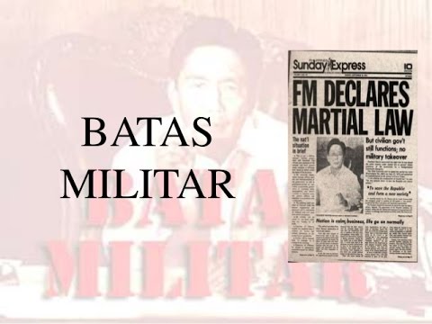 Batas Militar (Martial Law in the Philippines)