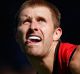 Essendon's Shaun McKernan and Carlton's Daniel Gorringe compete in the ruck during last week's NAB Challenge match.