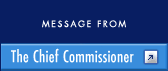 Message from the Chief Commissioner