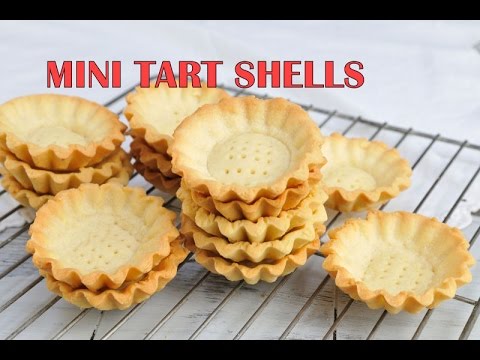 HOW TO MAKE MINI  TART SHELLS, HANIELA'S