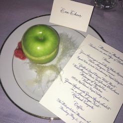 This is what was on the menu at the 2016 Met Gala