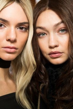 Blondes became brunettes and brunettes became blondes at the Balmain show
