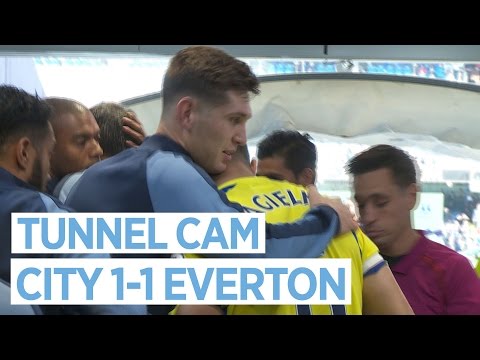 BARKLEY SLAPS STONES! | TUNNEL CAM | City 1-1 Everton