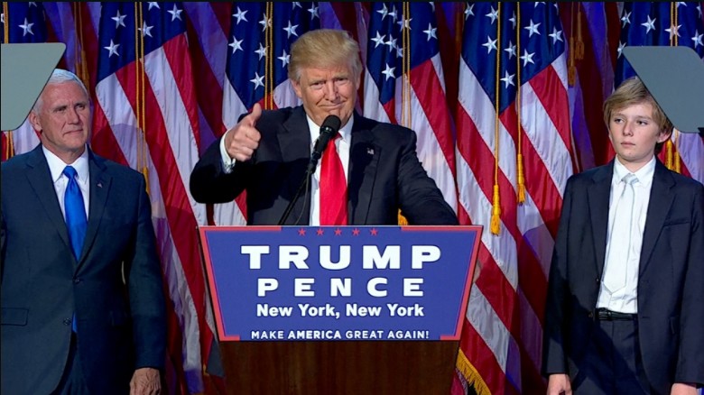 Donald Trump&#39;s entire election victory speech