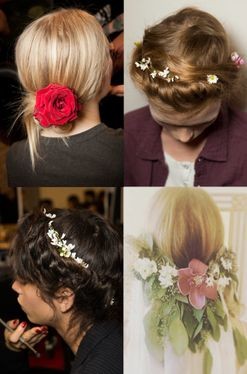 Flowers in her hair: a bride’s guide to wearing florals