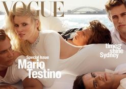 First look: Mario Testino guest-edits the April 2016 issue of Vogue Australia