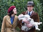 March 2016: Brad Pitt is pictured filming ‘Allied’ on set with co star Marion Cotillard. Picture: Splash News Australia