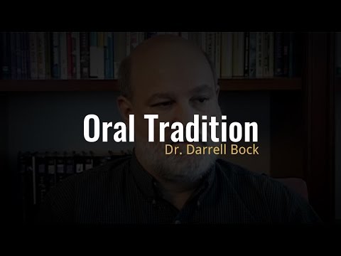 The issue of oral tradition.